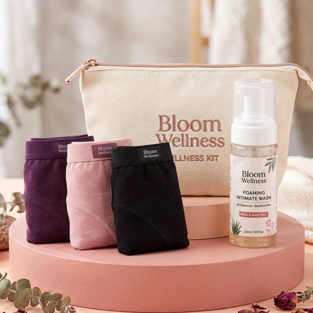 AFOREHEALTH Day & Night Period Defense Duo (1 Heavy Panty + 1 Overnight Boxers)